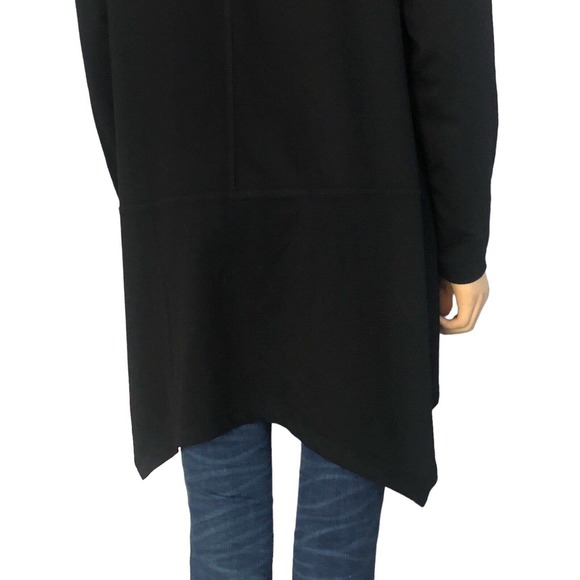 Logo Lounge Lori Goldstein Hoodie Jacket Zip Up Handkerchief Hem - Picture 5 of 6